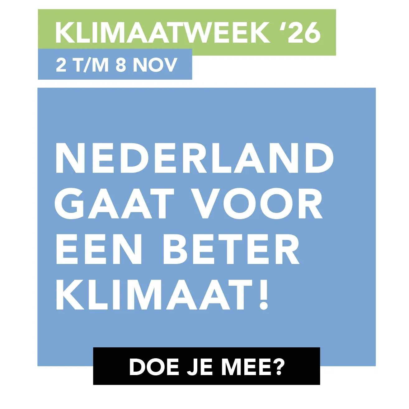 Klimaatweek 2026